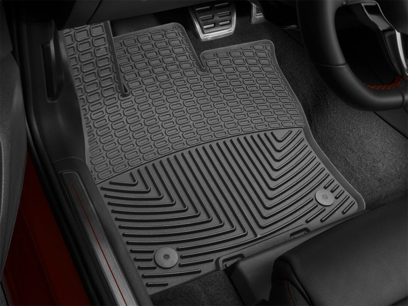 WeatherTech All-Weather Front Floor Mats for 2015 Volkswagen Golf and Audi S3, GTI, A3 - Black