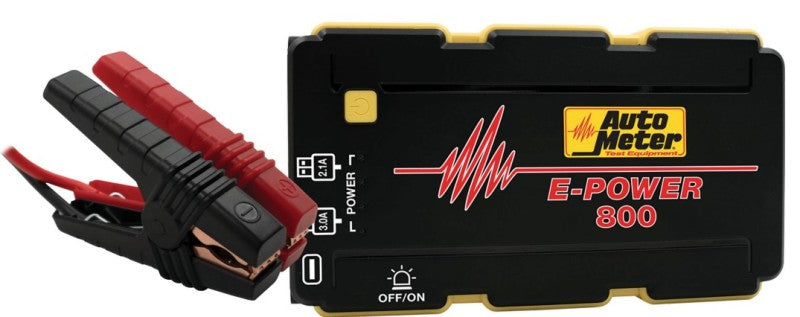 AutoMeter E-POWER 800 Jump Starter and Power Bank Kit (Part Number: atmEP-800)