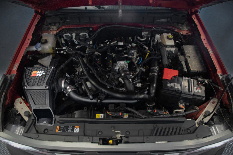 K&N Engineering 21-23 Ford Bronco 2.7L V6 F/I DryFlow Performance Air Intake System