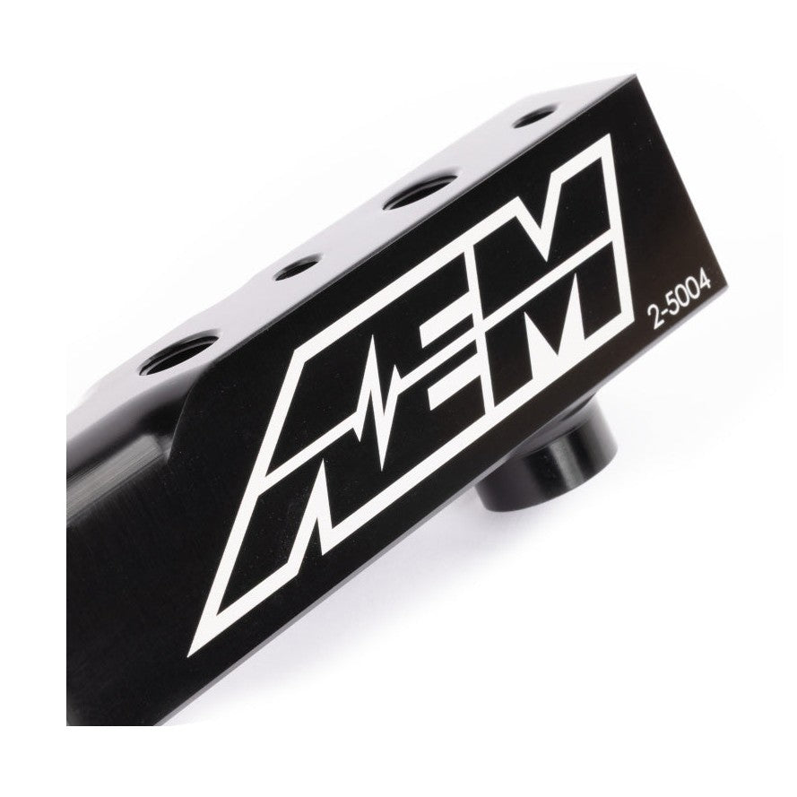 AEM High Volume Fuel Rail for Honda 90-93 Accord and 92-01 Prelude * Black Anodized Part Number aem25-104BK