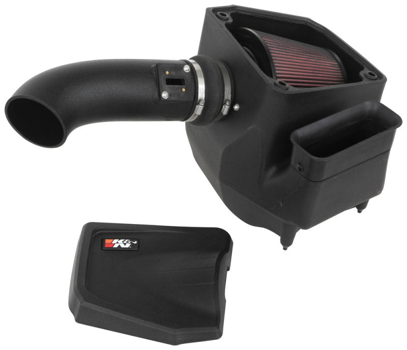 K&N Engineering 63-3119 Performance Cold Air Intake System for 2020 Chevrolet Silverado 2500/3500 HD with V8 6.6L Diesel
