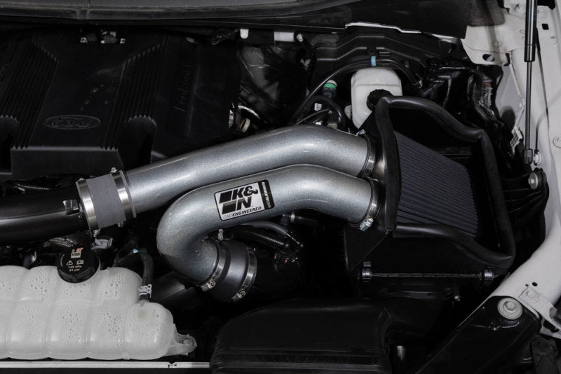 K&N Engineering 30-2617KC Performance Air Intake System for Ford F-150 2.7L/3.5L V6 (2015-2016)