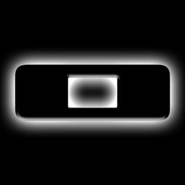 ORACLE Lighting Universal Illuminated LED Letter Badges – Matte Black Finish, 3.75 in. x 1.4 in. Customizable Car Badge
