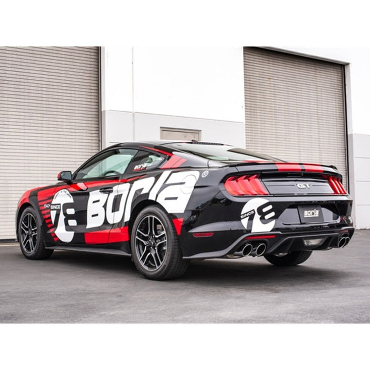 Borla ATAK Cat-Back Exhaust System for 2018-2023 Ford Mustang GT with 5.0L V8 * Includes Valves and Chrome Tips