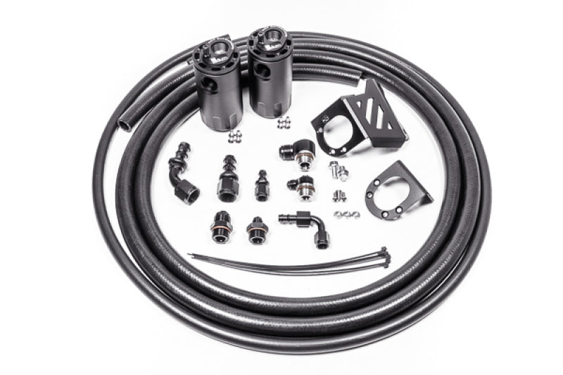 Radium Engineering Dual Catch Can Kit for 2005-2023 Toyota Tacoma - Fluid Lock System