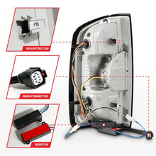 Load image into Gallery viewer, ANZO 15-21 Chevrolet Colorado Full LED Tail Lights with Red Lightbar, Black Housing and Clear Lens