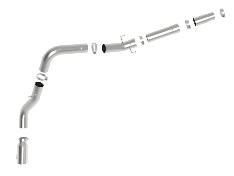 aFe Atlas 5-Inch DPF-Back Exhaust System with Polished Tip for 2019-2020 Ram 2500 Diesel Trucks L6-6.7L