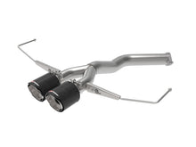Load image into Gallery viewer, aFe Takeda 3-Inch to 2-1/2-Inch 304 Stainless Steel Axle-Back Exhaust with Carbon Fiber Tips for Hyundai Veloster (2019-2021)