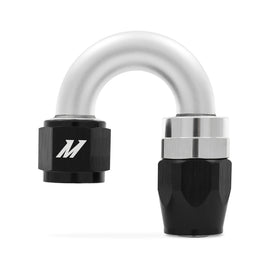 Mishimoto Aluminum -10AN 180 Degree Fitting - Black for Automotive Applications