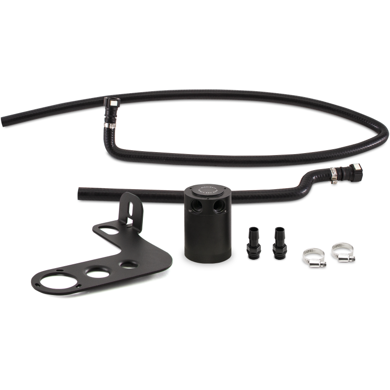 Mishimoto 10-15 Chevrolet Camaro SS Automatic Baffled Oil Catch Can Kit - Black