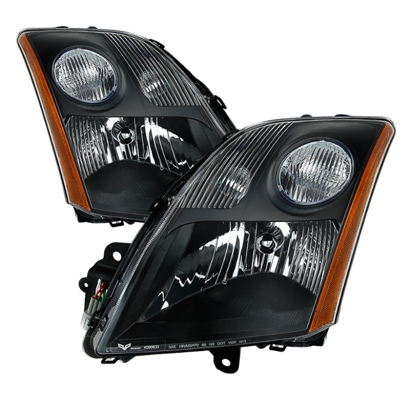 SPYDER xTune Nissan Sentra 2007-2009 OEM Style Headlights * Black for 2.0L & 2.5L L4 Engines