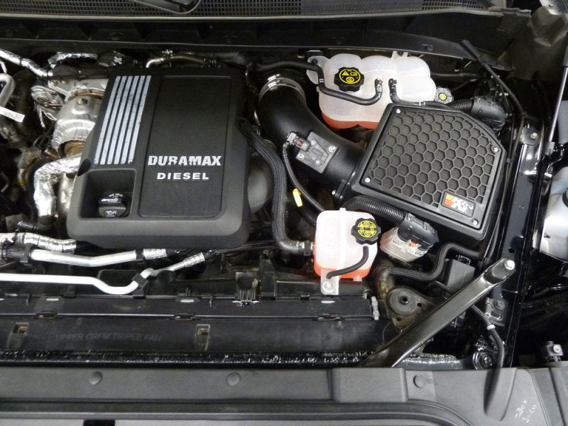 K&N 63 Series AirCharger Performance Intake for 2020-2021 Chevrolet Silverado 1500 and GMC Sierra 1500 with Part Number KNN63-3118