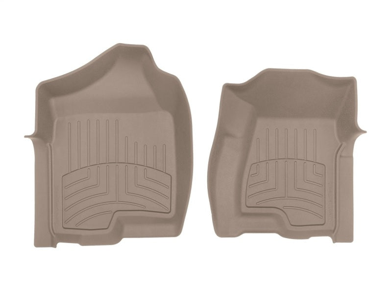 WeatherTech FloorLiner HP for 2006 GMC Yukon XL 1500 and Chevrolet Suburban 1500 - Tan, Front