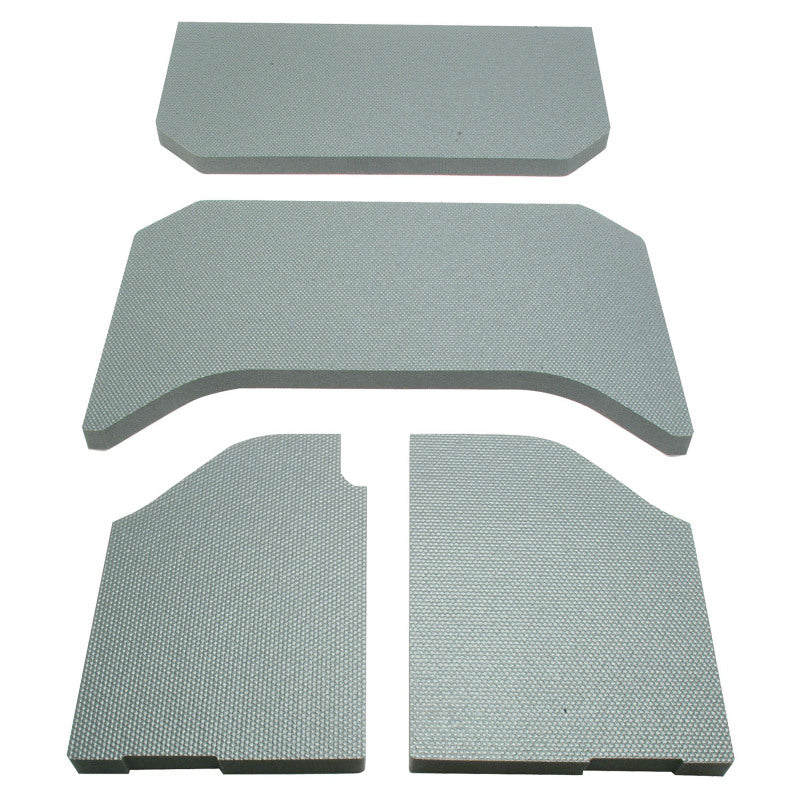 DEI Jeep Wrangler JK 2007-2010 Sound Deadening Headliner Kit (4 Pieces) - Gray