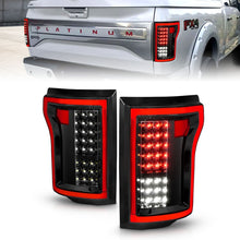 Load image into Gallery viewer, ANZO 2015-2016 Ford F-150 LED Tail Light Assembly with Clear Lens and Black Housing