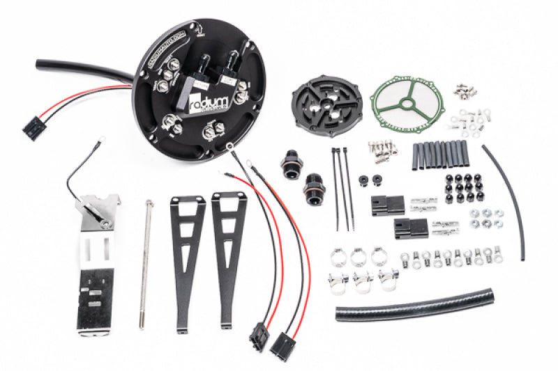 Radium Engineering Drop-In Fuel Pump Hanger for Nissan R32 and S13 - Supports Up to Three Pumps