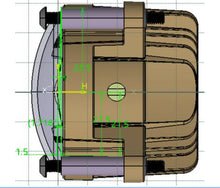 Load image into Gallery viewer, Oracle 60mm 15W Fog Beam LED Emitter - 3000K by ORACLE Lighting