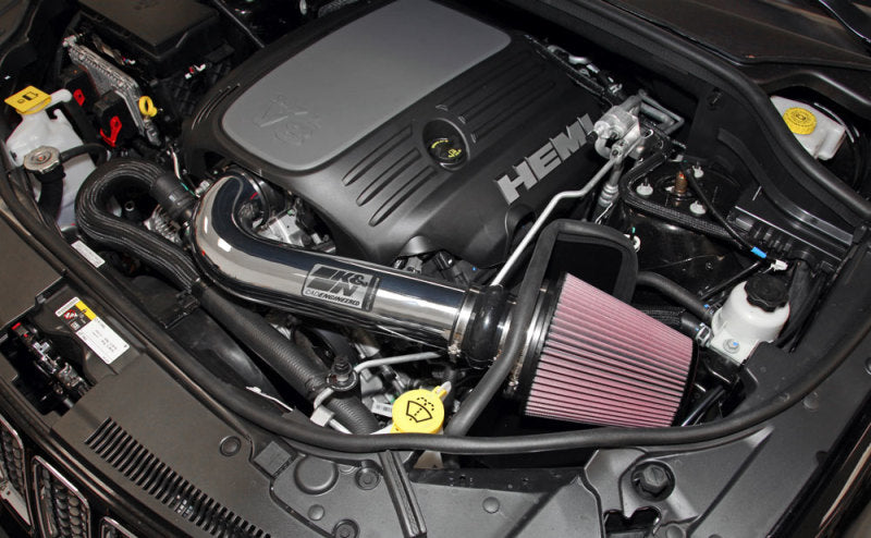 K&N Engineering High Flow Performance Cold Air Intake Kit for 2011-2014 Jeep Grand Cherokee 5.7L V8 and 2011 Dodge Durango 5.7L V8