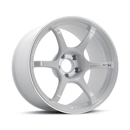 Advan RG-4 18x9 +35 5x114.3 Racing White Metallic Alloy Wheel - Part Number avnYA48I35EWMR