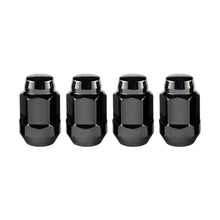Load image into Gallery viewer, McGard Black Bulge Cone Seat Lug Nut Set M12 x 1.5 - 4 Pack