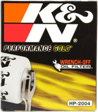 Load image into Gallery viewer, K&amp;N Engineering KNNHP-2004 Premium Gold Oil Filter for Select Vehicles