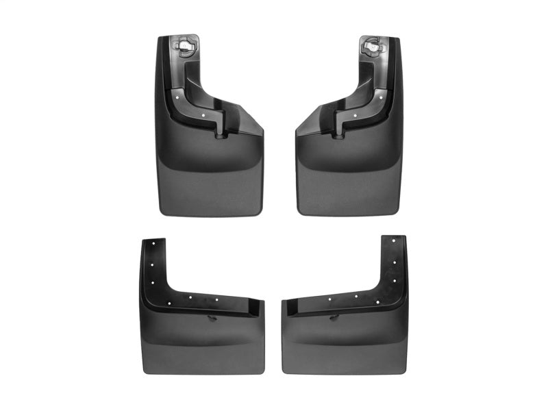 WeatherTech WET110002-120002 DigitalFit No-Drill MudFlap Kit for Ford F-150, Black