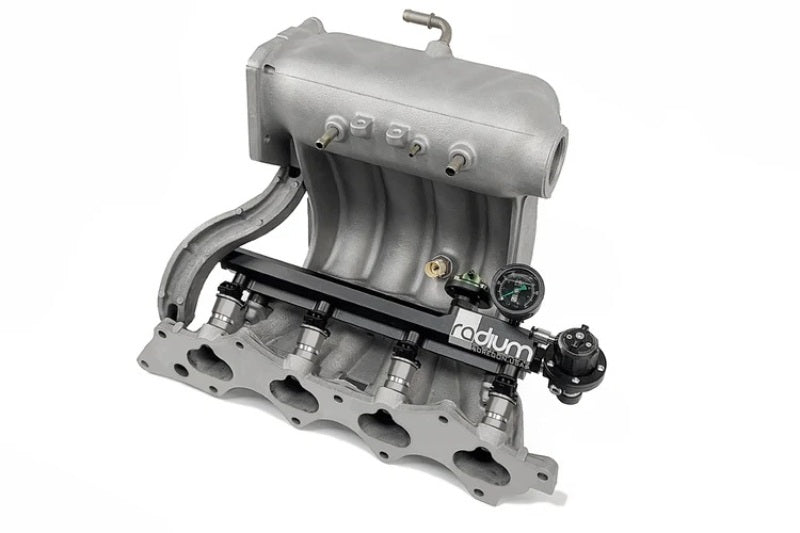 Radium Engineering Honda B-Series Fuel Rail - CNC Aluminum, Anodized, E85 Compatible with 8AN ORB Female Ports