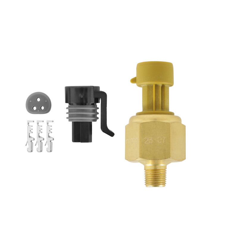 AEM 6.5 Bar MAP or 100 PSIA Brass Sensor Kit with Flying Lead and Connectors