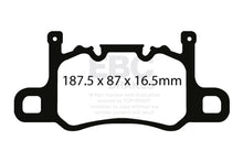Load image into Gallery viewer, EBC DP32207C Redstuff Ceramic Rear Brake Pads for 2013–2015 Porsche 911 (991) GT3 with Cast Iron Rotors