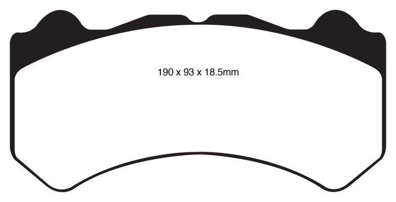 EBC Yellowstuff Front Brake Pads for Nissan GT-R R35 | High-Performance Street and Track Use