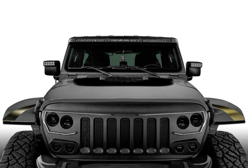 ORACLE Lighting Jeep Wrangler JL & Gladiator JT Integrated Windshield LED Light Bar System - Part #orl5917-023