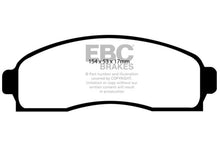 Load image into Gallery viewer, EBC Greenstuff 6000 Series Front Brake Pads DP61617 for Ford Explorer Sport Trac