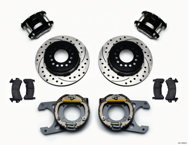 Wilwood D154 Pro-Series Rear Disc Brake Kit for Chevrolet C10 and GMC C15