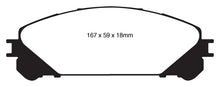 Load image into Gallery viewer, EBC Greenstuff 10+ Front Brake Pads for Lexus RX350 3.5 (Japan) - Heavy Duty Offroad Performance