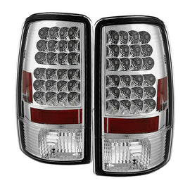 Spyder Chrome LED Tail Lights for Chevy Suburban and GMC Yukon 2005-2006 * Part Number ALT-YD-CD00-LED-C