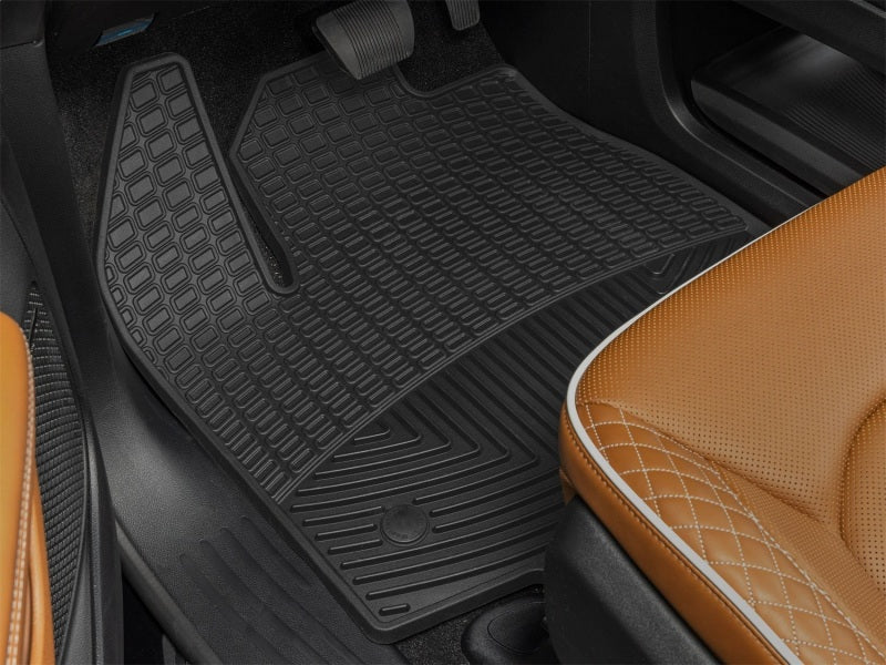 WeatherTech WETW792 All-Weather Front Floor Mats for 2021-2026 Chrysler Pacifica and 2021-2025 Pacifica Hybrid, Black