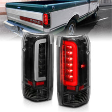 Load image into Gallery viewer, ANZO LED Taillights for Ford F-150 1987-1996 Black Housing Clear Lens Pair – Easy Plug-and-Play Upgrade