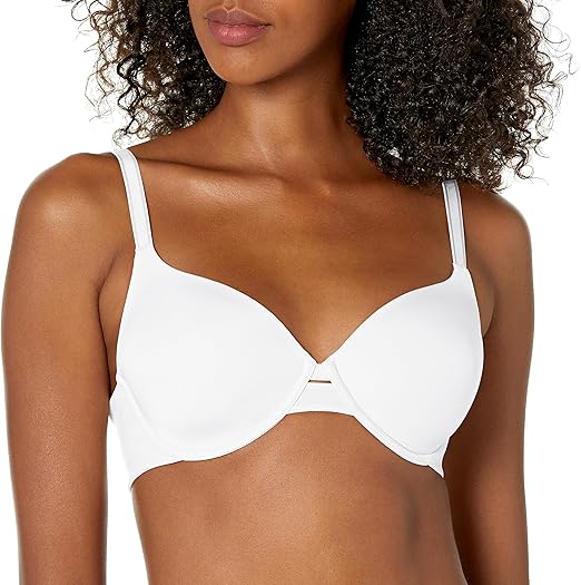 Warner's Women's Super Naturally You Underwire Lightly Lined Convertible T-Shirt Bra RA2141A, White