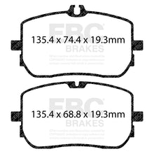 Load image into Gallery viewer, EBC Redstuff Ceramic Front Brake Pads for Mercedes-Benz A220 and CLA250 (2019-2021) | Part Number: ebcDP32395C