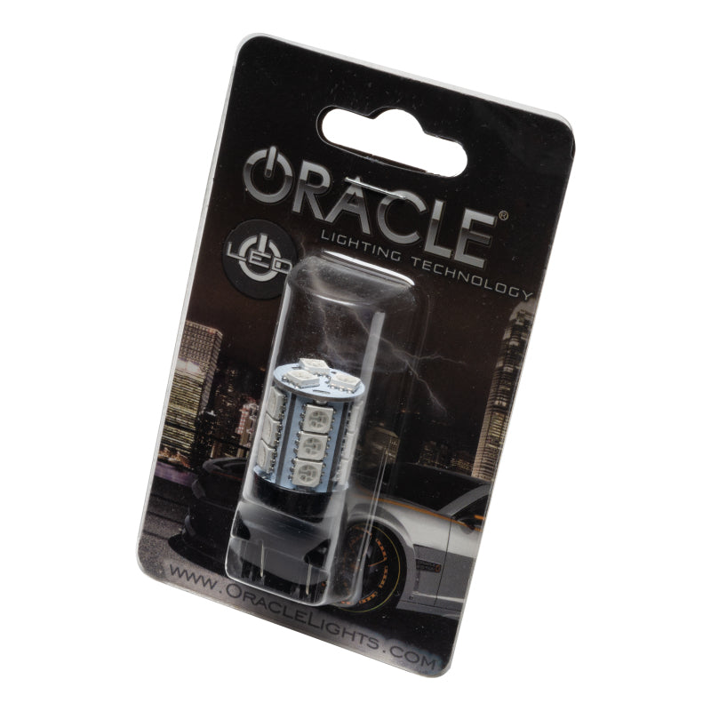 Oracle Lighting 3157 18 LED 3-Chip SMD Bulb - Red for Automotive Interior and Exterior Lighting