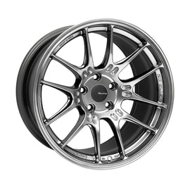 Enkei GTC02 18x10 Inch Hyper Silver Wheel with 5x112 Bolt Pattern and 32mm Offset