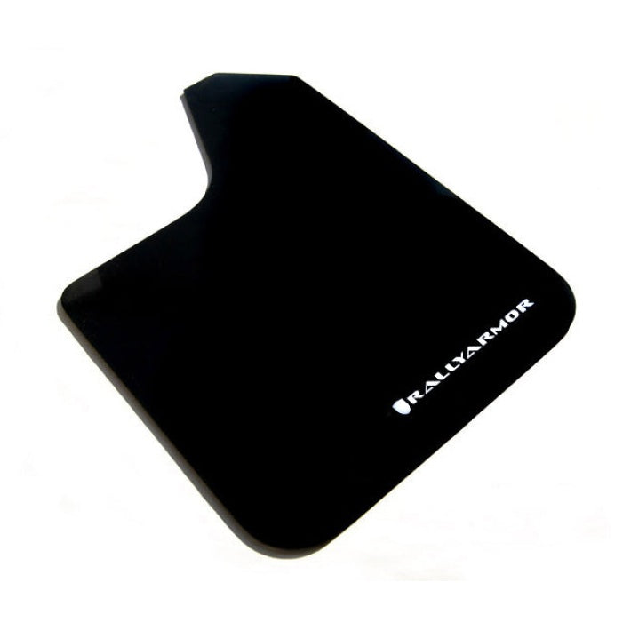 Rally Armor Universal Basic Mud Flap with White Logo – Durable, Application-Specific Protection against Road Debris