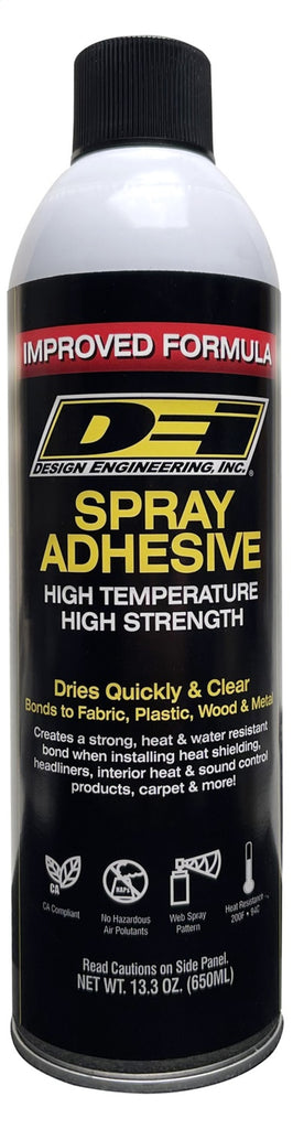 DEI Hi Temp Spray Adhesive 13.3 oz. Aerosol - High-Temperature Bonding for Automotive and Soundproofing Materials