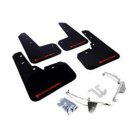 Rally Armor 13-17 Subaru Crosstrek XV Red Mud Flap with White Logo – Durable Urethane Wheel Well Protection