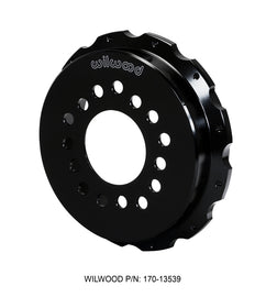Wilwood Aluminum Parking Brake Hat for 12-inch Rotors, 1.54-inch Offset, Multi-5 Lug - Part #wil170-13539