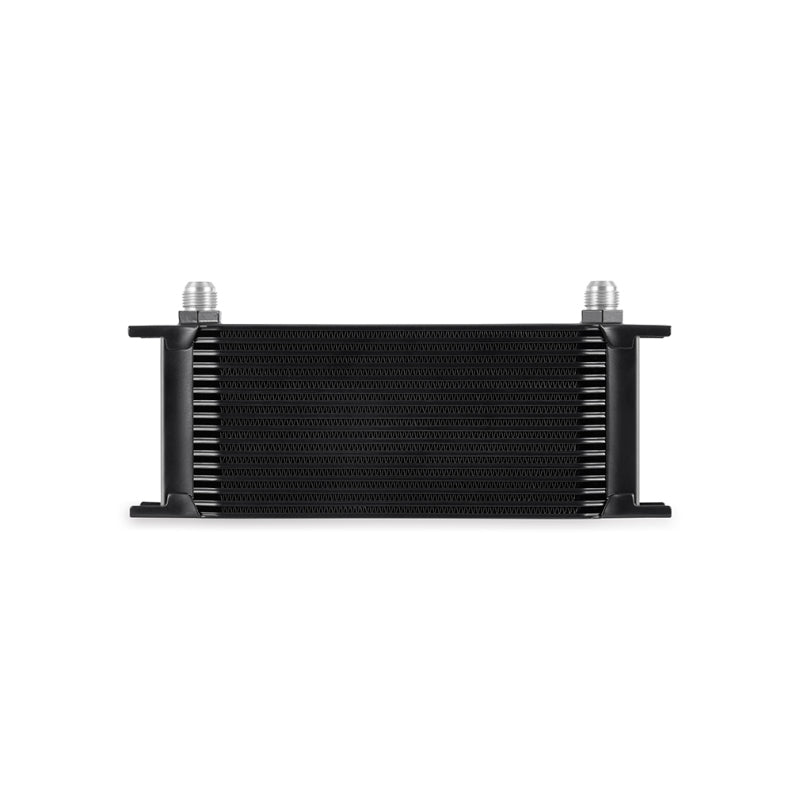 Mishimoto Universal 16-Row Oil Cooler - Black for High-Performance Engine Cooling