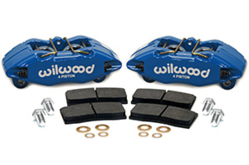 Wilwood DPHA Front Caliper & Pad Kit in Blue for Honda/Acura with 262mm OE Rotor