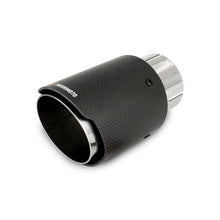 Load image into Gallery viewer, Mishimoto Carbon Fiber Muffler Tip 3-inch Inlet, 4-inch Outlet, Polished Finish