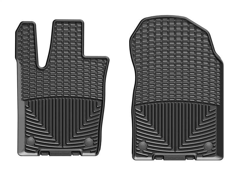 WeatherTech 2016+ Jeep Grand Cherokee and Dodge Durango Front All-Weather Rubber Floor Mats - Black