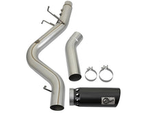 Load image into Gallery viewer, aFe Large Bore HD 5-inch 409 Stainless Steel DPF-Back Exhaust System with Black Tip for 2017 GM Duramax V8-6.6L (L5P) Diesel Trucks